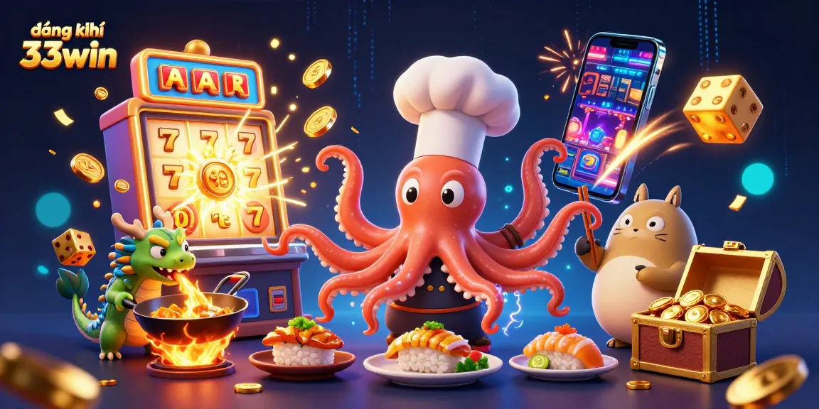Engage with đăng ký 33win for thrilling slot adventures in a vibrant cartoon casino