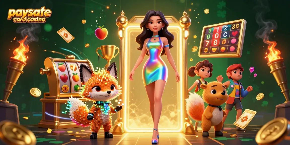 Erleben Sie aufregendes Spielvergnügen in einem Paysafe Card Casino mit lebhaften 3D-Charakteren und dynamischen Slot-Elementen.