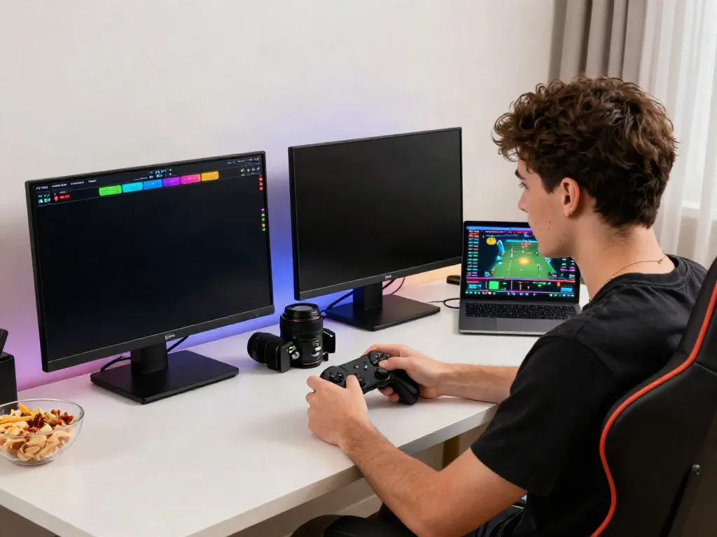 Engaging home gaming experience with man using man88 platform and live betting odds.